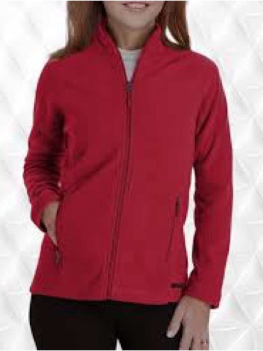 NWT Marmot Women's Red Full-Zip Fleece Jacket